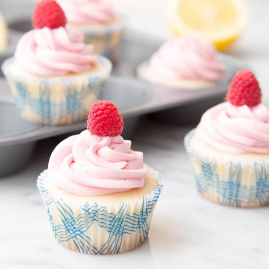 Raspberry Lemon Cupcakes