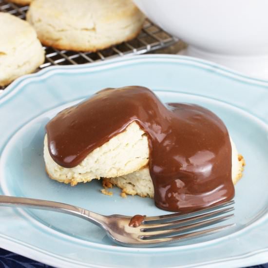 Sweet Biscuits & Chocolate Gravy