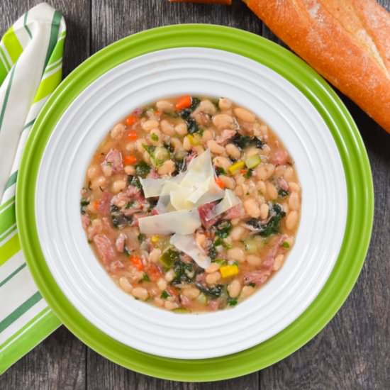 Tuscan Ham and Bean Soup