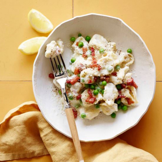 Tortellini with Peas