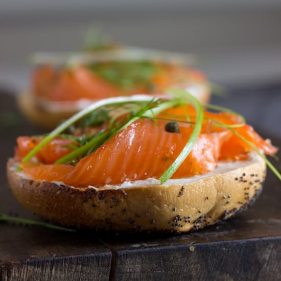 Homemade Gravlax