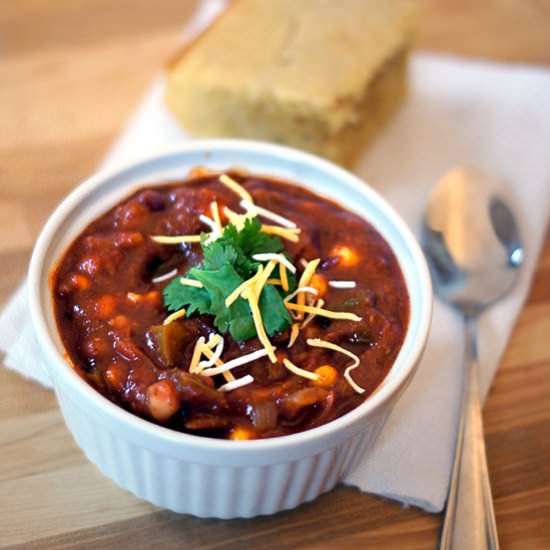 Easy Vegetarian Chili