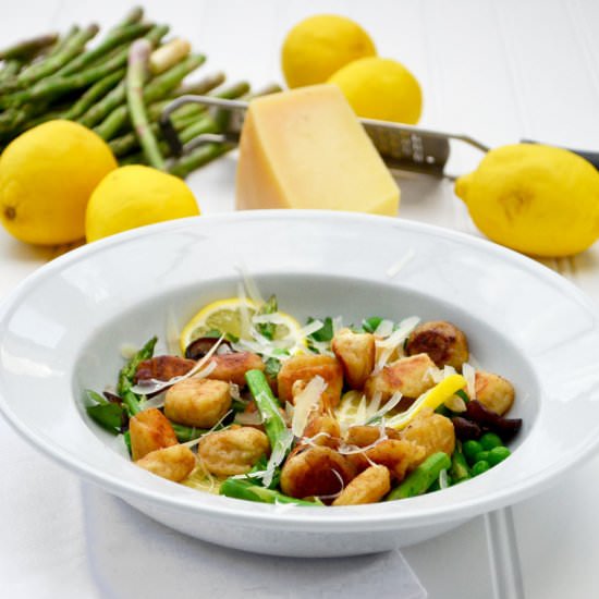 Ricotta Gnocchi with Vegetables