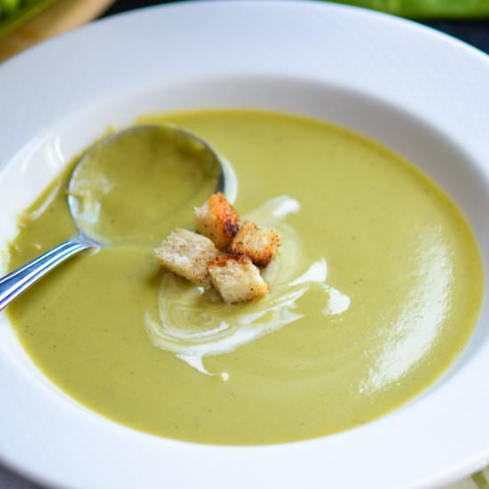 Spring Green Pea Soup