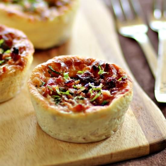 Bak Kwa (Pork Jerky) Egg Muffins