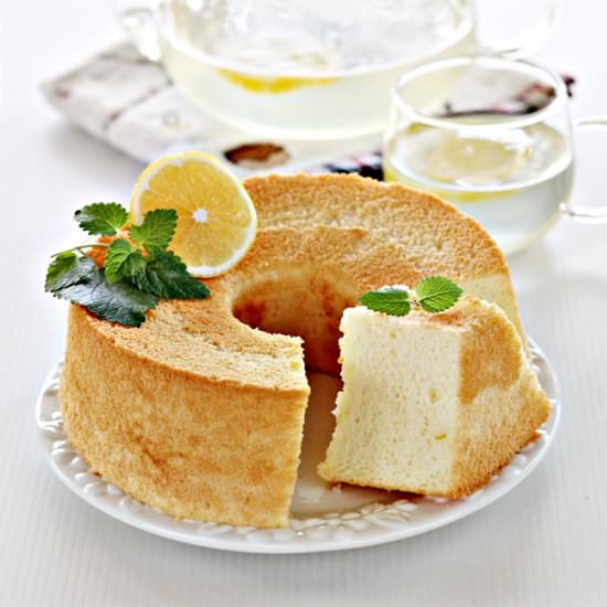 Honey Lemon Chiffon Cake