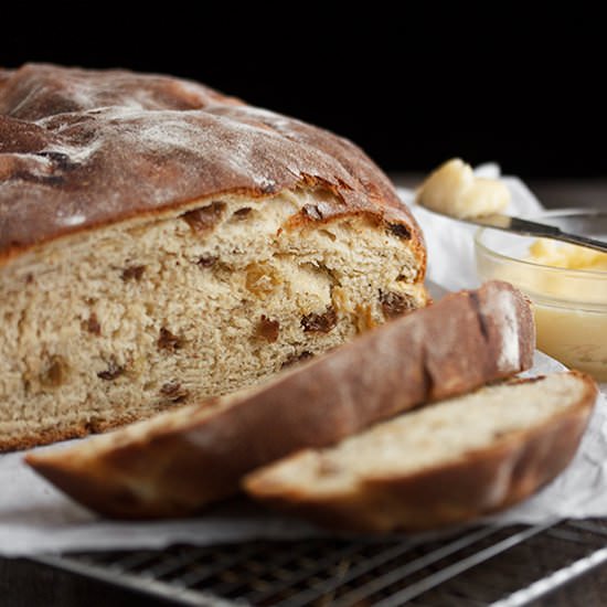 Irish Barmbrack with Honey Butter