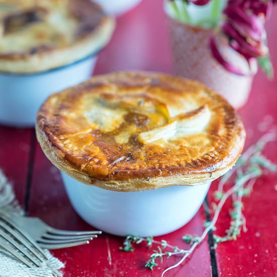 Beef and Mushroom Pot Pies