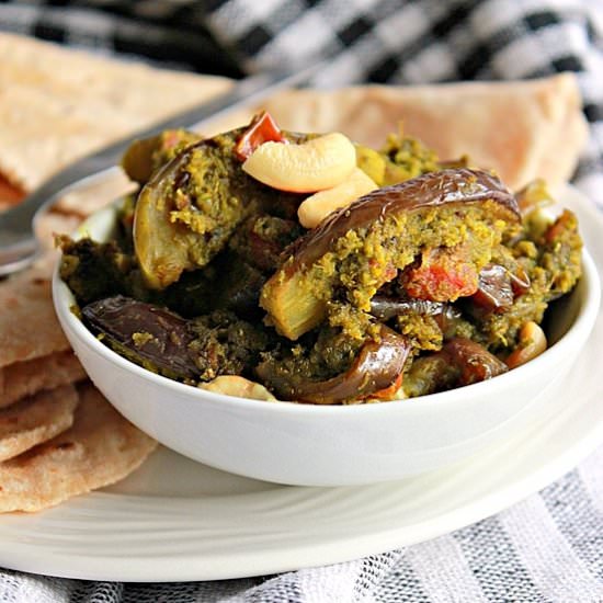 Eggplant And Coriander Curry
