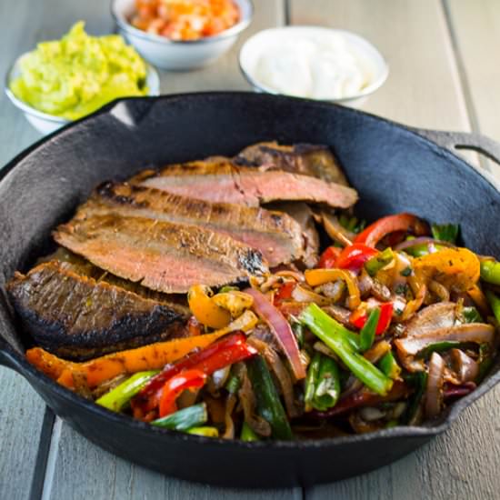 Paleo Steak Fajitas