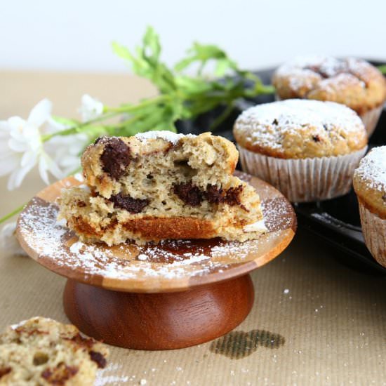 Freekeh Coconut Banana Muffins