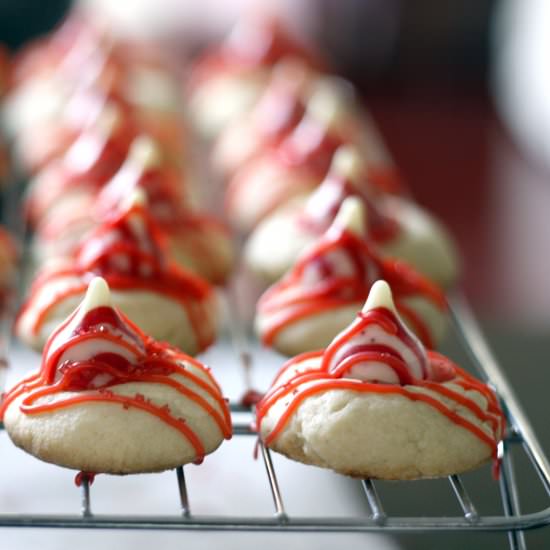 Peppermint Thumbprint Cookies