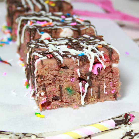 Healthifier Birthday Cake Pop Bars