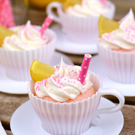 Pink Lemonade Cupcakes