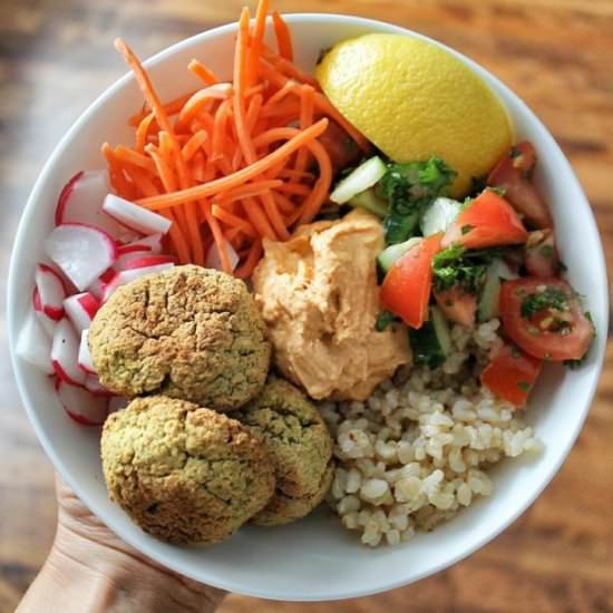 Baked Falafel Bowl