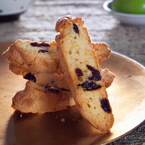 Almond & Dried Cherry Biscotti