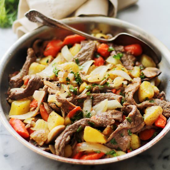 Steak and Potatoes Skillet