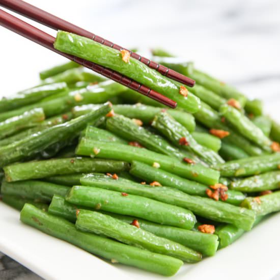 Chinese Garlic Green Beans