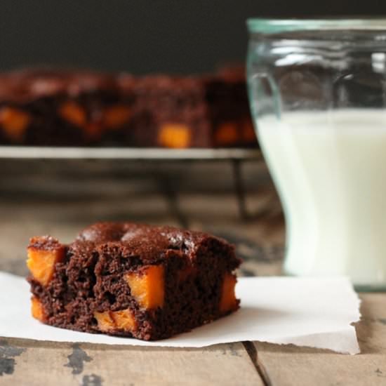 Sweet Potato Coconut Oil Brownies
