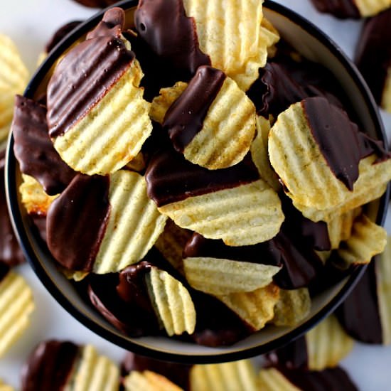 Chocolate Covered Potato Chips