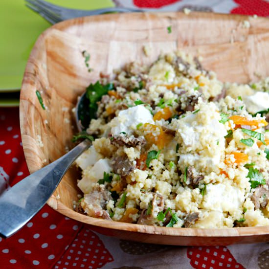 Moroccan Style Lamb Couscous Salad
