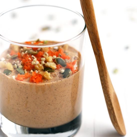Raw Carrot Cake Buckwheat Porridge