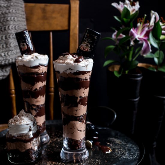 Choc Irish Car Bomb Cheesecake