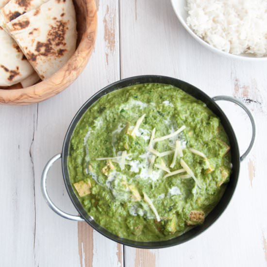 Vegan Palak Tofu