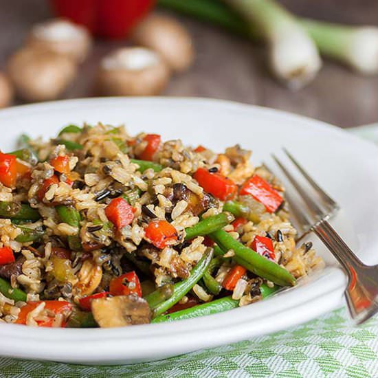 Rice Dish with Vegetables