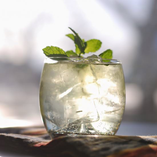 Sweetened Mint Lime Rickey