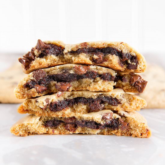 Brownie Stuffed Cookies
