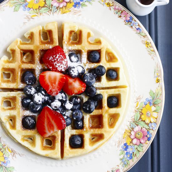 No Fail Waffles