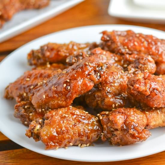 Crispy Korean Fried Chicken Wings