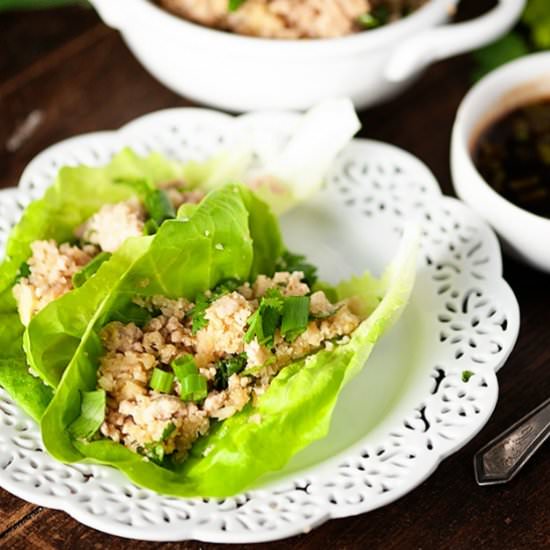Asian Chicken Lettuce Wraps