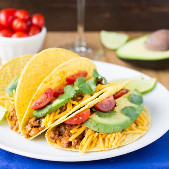 Saucy Turkey Tacos