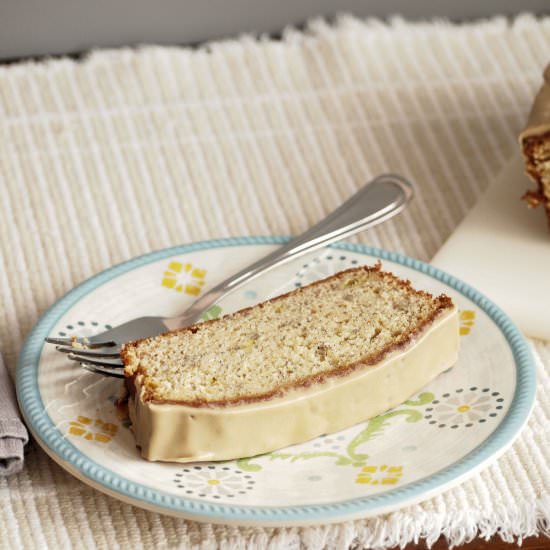 Banana Bread with Salted Caramel