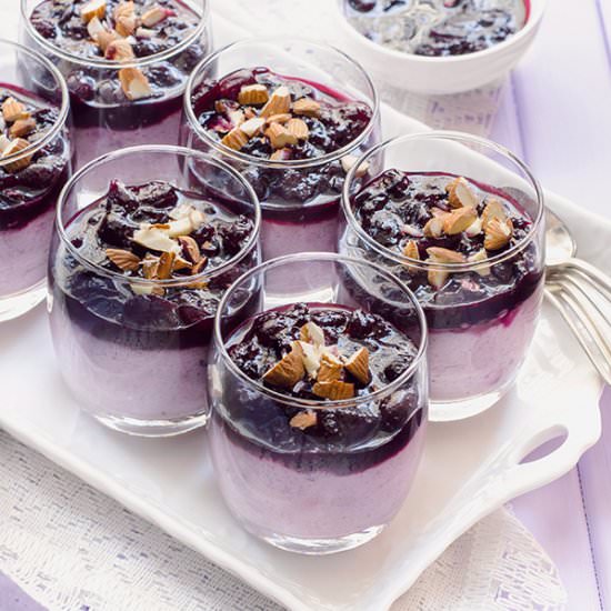 Lemongrass Oats Almond Pudding