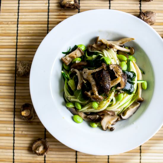 Mushroom Zucchini Pasta