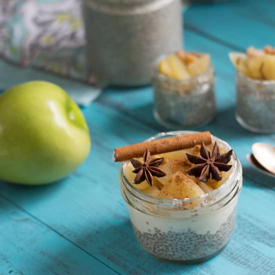 Apple Cinnamon Chia Pudding