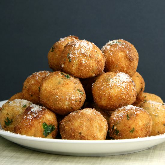3 Cheese Arancini {Rice Balls}