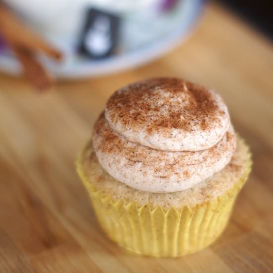 Chai Tea Latte Cupcakes