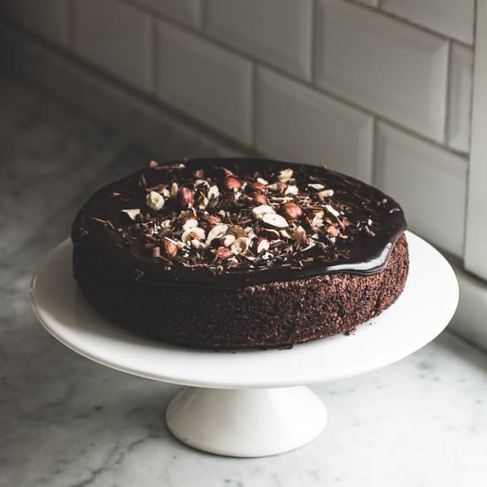 Flourless Chocolate Hazelnut Cake