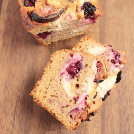 Blackberry Cheesecake Ripple Cake