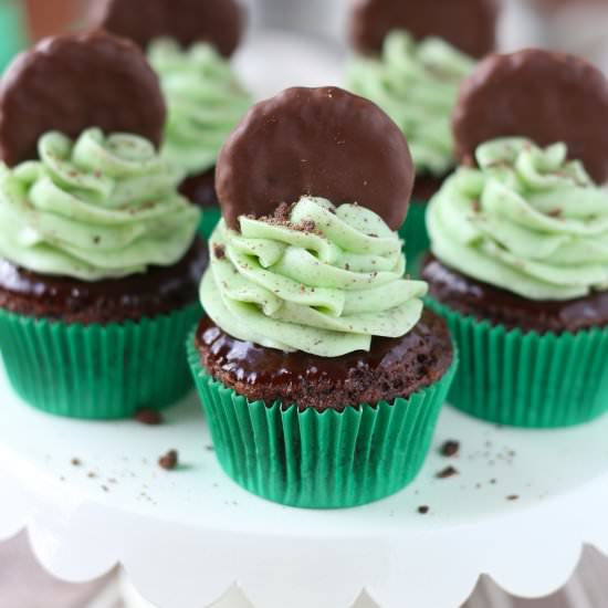 Thin Mint Cupcakes