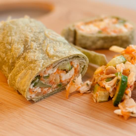 Tuna Salsa Wrap