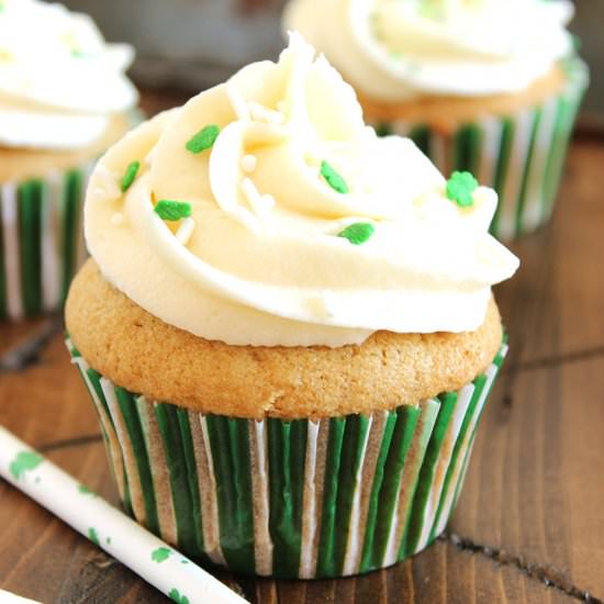 Nutty Irishman Cupcakes