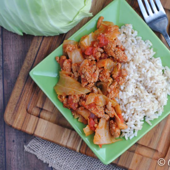 Unstuffed Cabbage Rolls