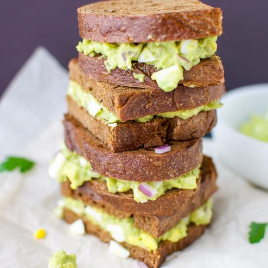 Avocado Egg Salad Sandwich