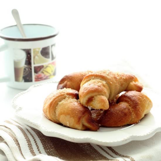 Cornetti brioches