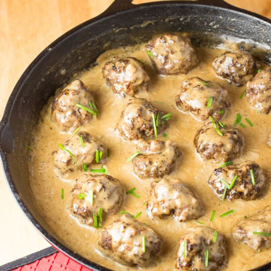 Savoury Swedish Meatballs